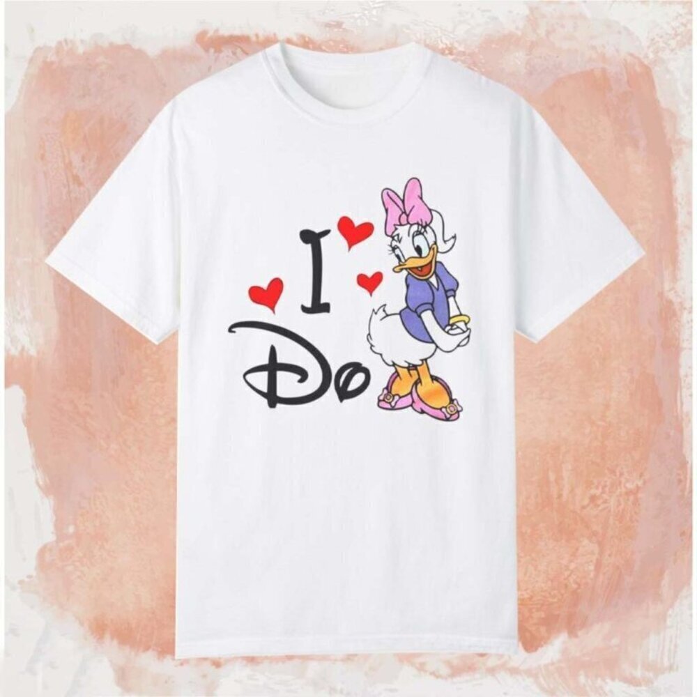 Daisy Duck I Do Retro Cartoon Fan Cute Graphic Collector Gift Unisex T-Shirt
